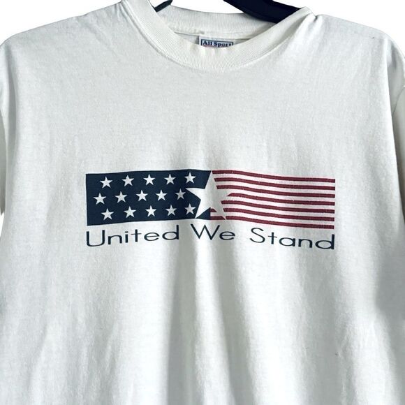 All Sport Red White & Blue United We Stand Graphic T-shirt Size Medium - Picture 2 of 4